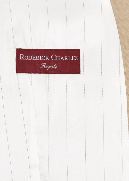 lightweight tan formal waistcoat by Roderick Charles