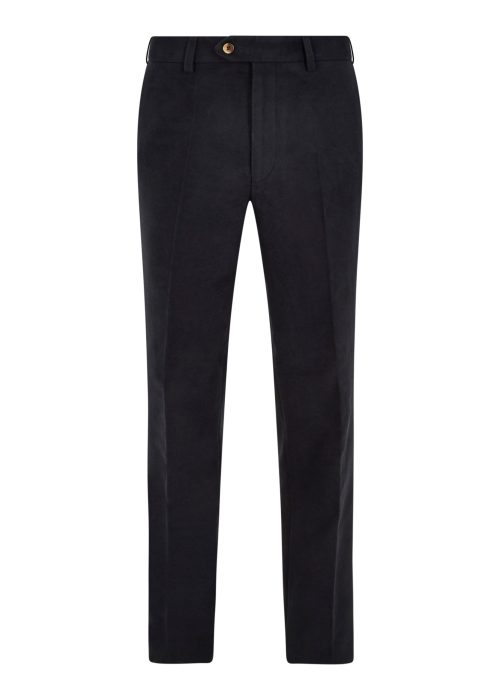 Roderick Charles navy men's moleskin trousers