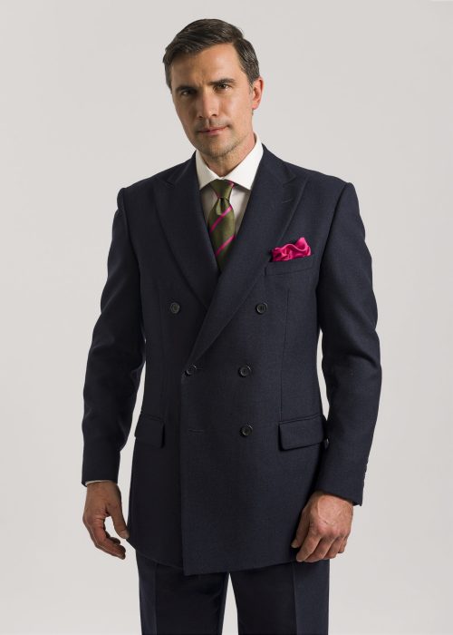 Classic fit navy suit by Roderick Charles