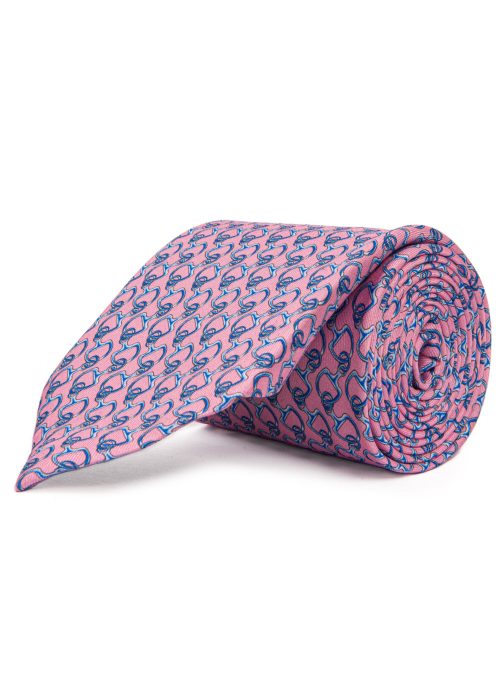 Men's smart snaffle patterned tie by Roderick Charles London