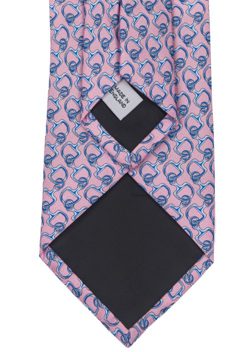 Roderick Charles pink and blue snaffle tie