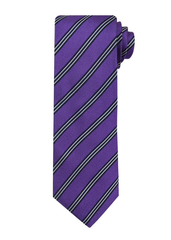 Men's purple smart tie