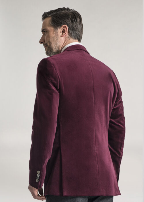 A classic stylish Roderick Charles velvet peak lapel jacket