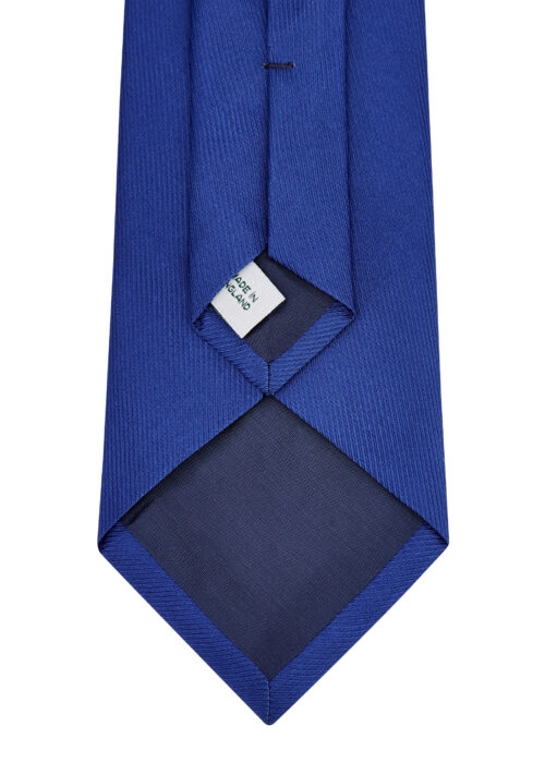 A Roderick Charles plain silk business tie in royal blue