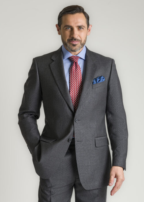 A Roderick Charles classic fit dark grey suit